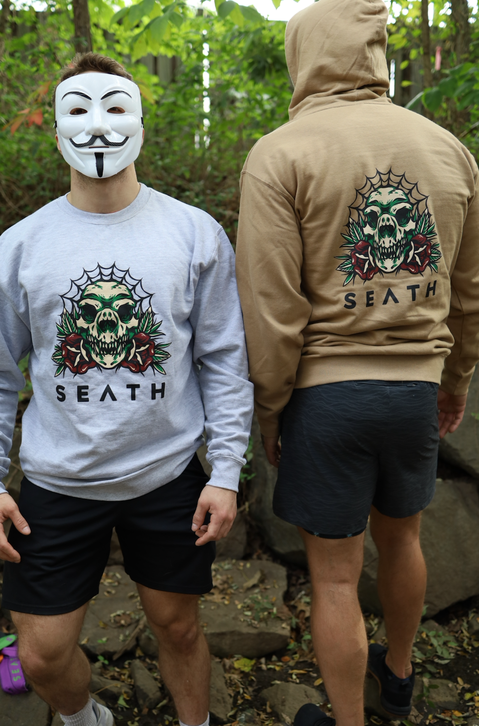 Wolf Skull Crew Sweatshirt